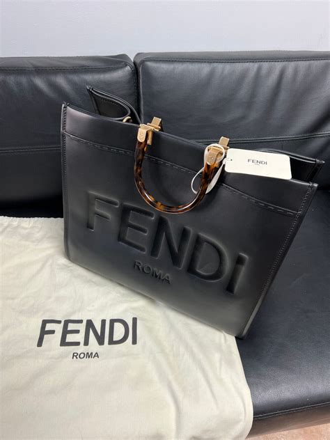 fendi roma tasche schwarz rot|Roma Fendi Bags for Men .